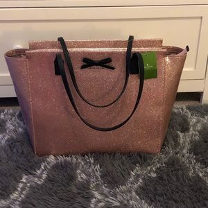 New! Rose Gold Kate Spade Purse